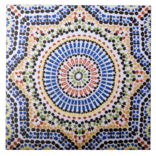 Carreau Motif traditionnel de tuile d'Azulejo de Portugais