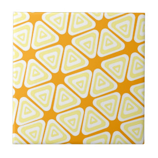 Carreau Motif triangle jaune