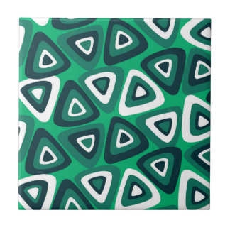 Carreau Motif triangle vert