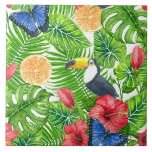 Carreau Motif tropical