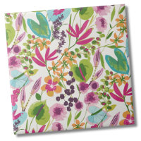 Motif Tropical Floral Élégant