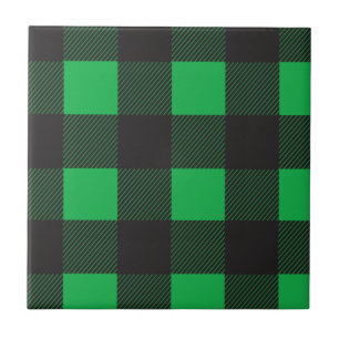 Carreau Motif vert