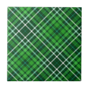 Carreau Motif vert-foncé et de Forest Green de plaid
