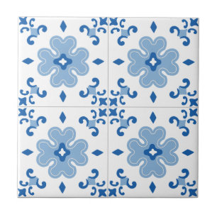 Carreau Motif Vintage du carrelage portugais Azulejo