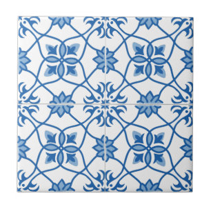 Carreau Motif Vintage du carrelage portugais Azulejo