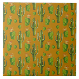 Carreau Motif Wild Cactus
