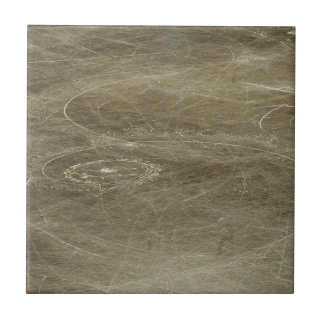 Carreau Motifs dans la patinoire réalisée par patinage art (Devant)