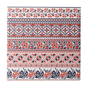 Carreau Motifs de conception de point de croix