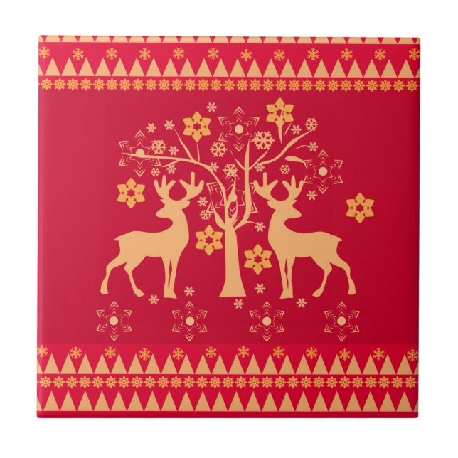 Carreau Motifs de Noël (Devant)