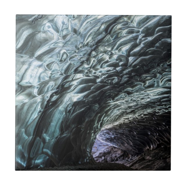 Carreau Motifs de paroi de grotte de glace (Devant)