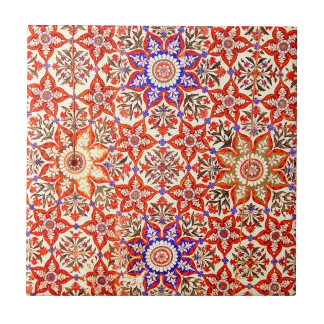 Carreau Motifs islamiques Rawalpindi, Pakistan (Devant)