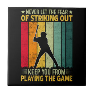 Carreau Motivation de joueur de baseball