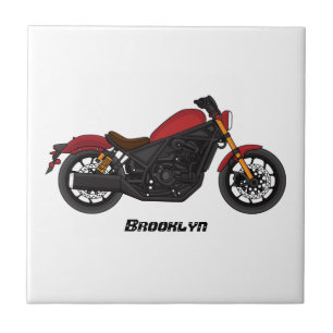 Carreau moto de style croiseur cool