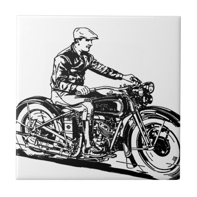 Carreau Moto vintage (Devant)