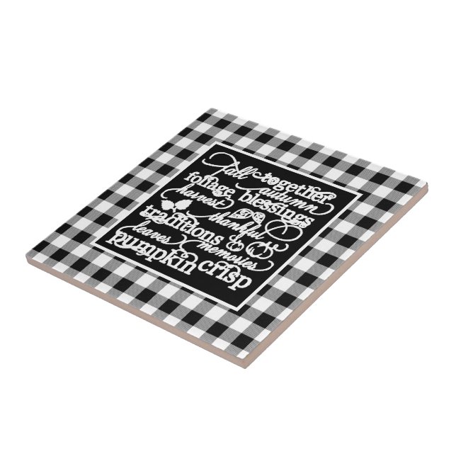 Carreau Mots d'automne (Côté)