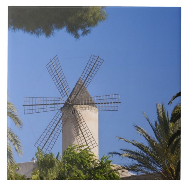 Carreau Moulin à vent, Palma, Majorque, Espagne (Devant)