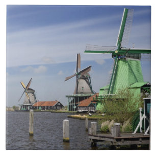 Carreau Moulin à vent, Zaanse Schans, Hollande, Pays-Bas 2