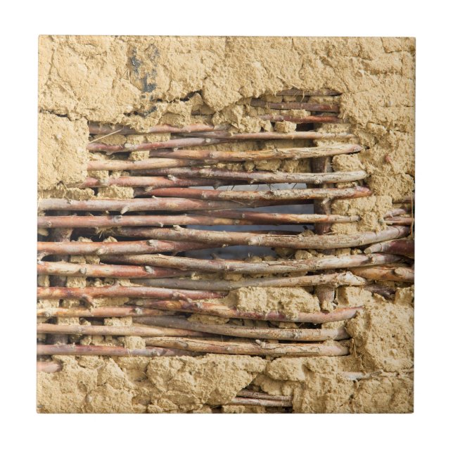 Carreau Mud and wattle wall (Devant)