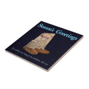 Carreau Mukluks de Noël