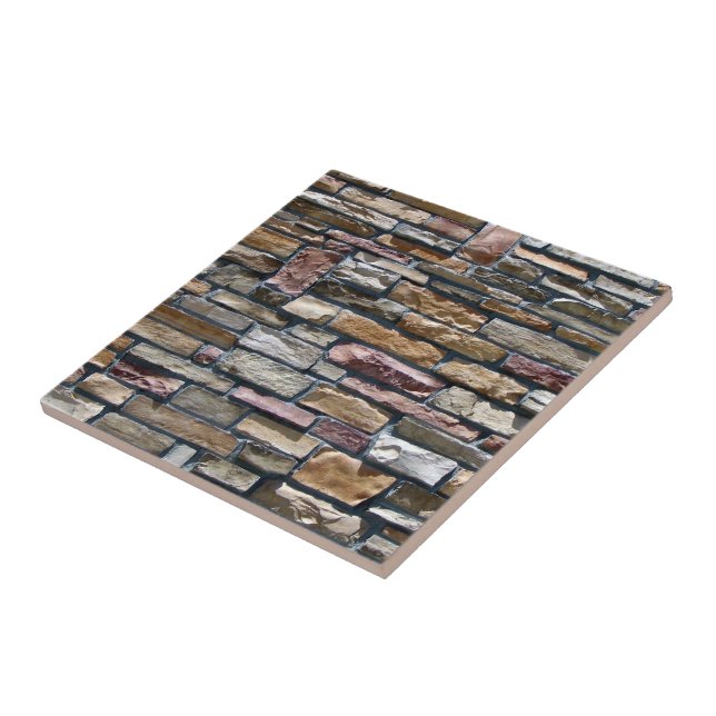 Carreau Mur naturel de bâtiment de pierre d'ardoise (Côté)