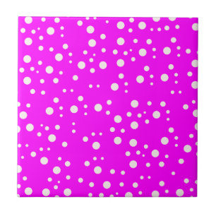 Carreau Mur uni rose fuchsia intense   Rose clair vif et l