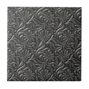 Carreau Mur vintage de fleur en métal