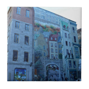 Carreau Mural à Old Québec, Québec, Canada