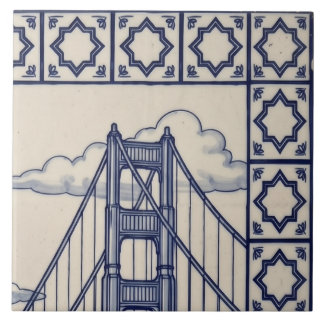 Carreau Mural Azulejo de San Francisco 2 sur 6 en haut à d