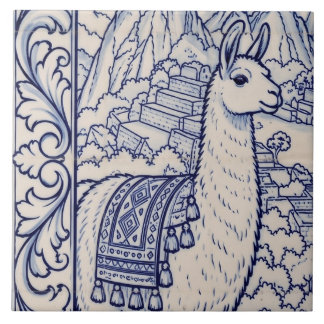 Carreau Murale en azulejo Machu Picchu 3 sur 6 Milieu Gauc