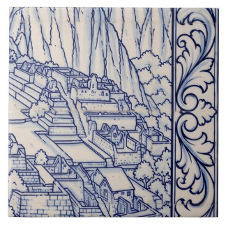 Carreau Murale en azulejo Machu Picchu 4 sur 6 Milieu droi