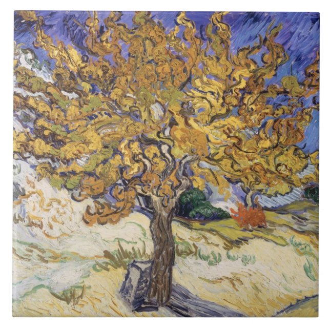 Carreau Mûrier de Vincent van Gogh |, 1889 (Devant)