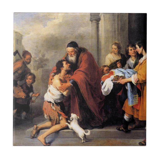 Carreau Murillo -- Le Retour de l'Enfant Prodigue  (Devant)