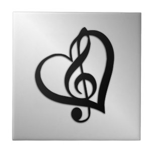 Carreau Music G Heart on Silver