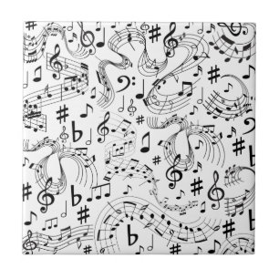 Carreau Musique, notes musicales
