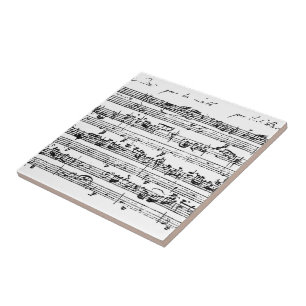 Carreau Musique par la tuile de Bach