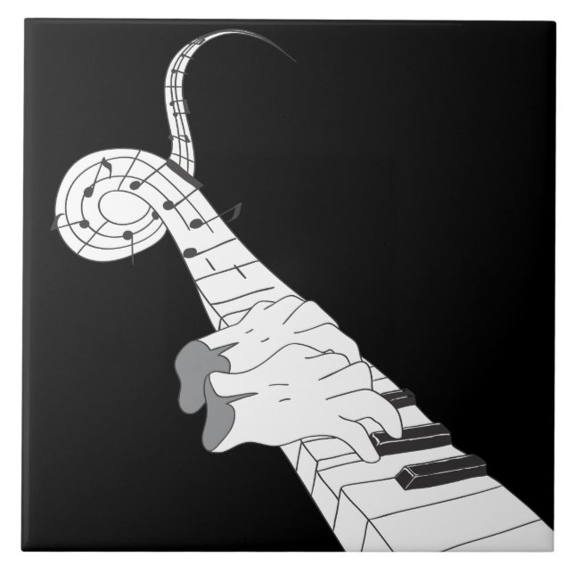 Carreau Musique piano (Devant)