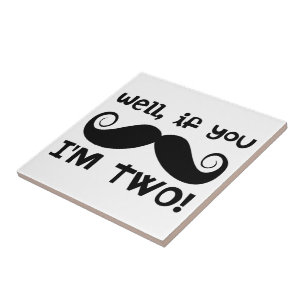Carreau Mustache du 2e anniversaire