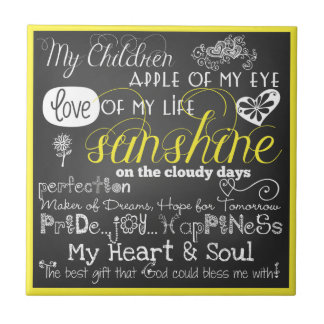Carreau My Children Love and Inspiration CeramicTile