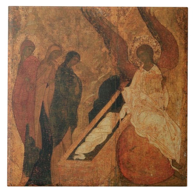 Carreau Myrrhbearing women ceramic tile (Devant)