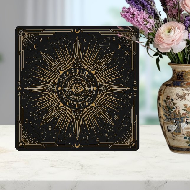 Carreau Mystic Eye Celestial Constellations Gold Design Ce (Créateur téléchargé)