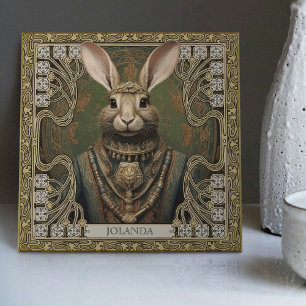 Carreau Mystique Esprit de lapin Adorments tribaux