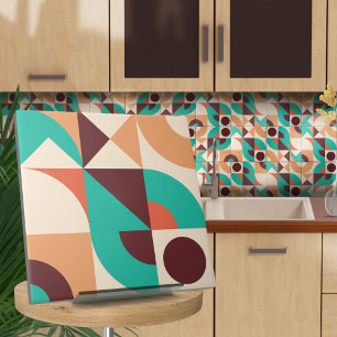 Carreau N2 abstrait géométrique Bauhaus