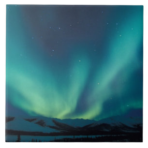 Carreau NA, États-Unis, Alaska, Brooks Range, rideaux ver