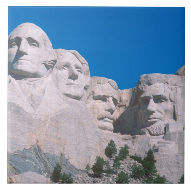 Carreau NA, États-Unis, SD, mont Rushmore. (Devant)