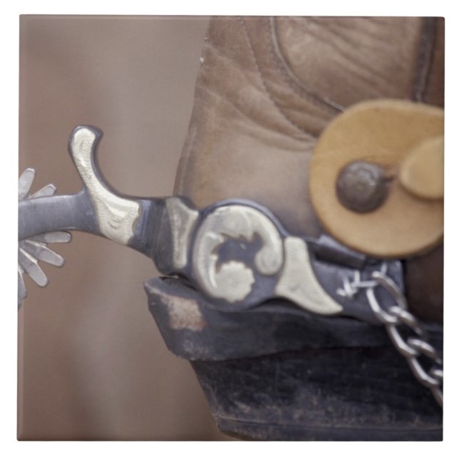 Carreau Na, les Etats-Unis, Texas, botte de cowboy de (Devant)