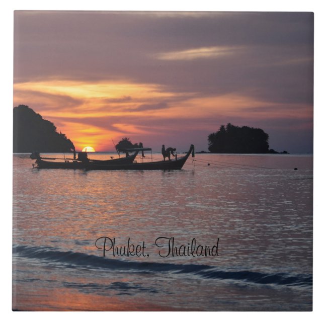 Carreau Nai Yang Beach, Phuket, Thaïlande (Devant)