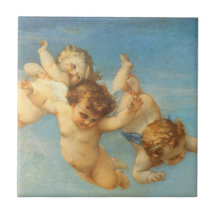 Carreau Naissance de Vénus, détail des Anges par Alexandre