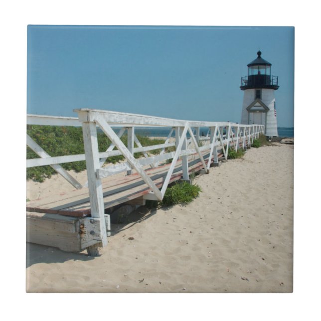Carreau Nantucket. Vieux Phare en Bois (Devant)