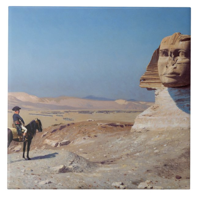 Carreau Napoléon Bonaparte avant le Sphinx (par Gérôme) (Devant)
