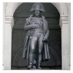 Carreau Napoléon I (1769-1821) dans un manteau d'hiver,